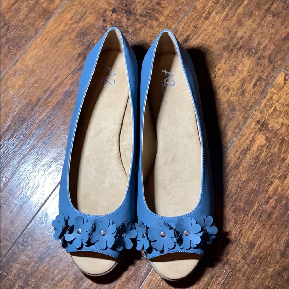 Blue flats